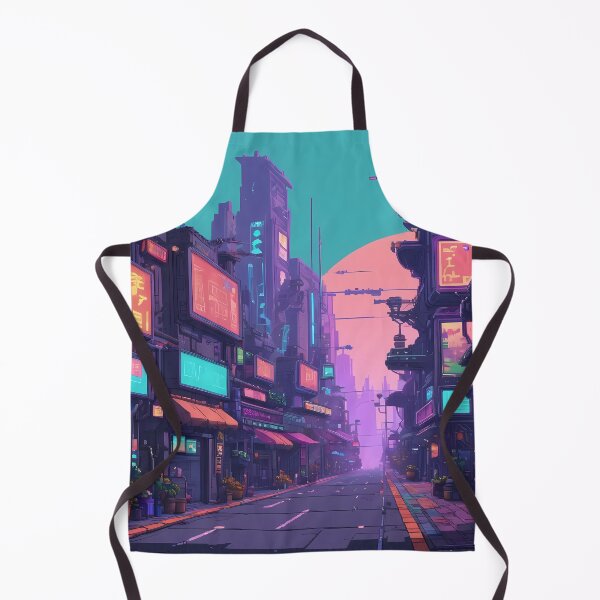 Item preview, Cyberpunk Pixel Art City Street designed and sold by papi1998.