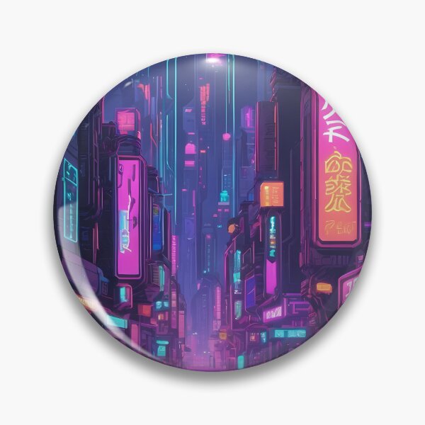 Item preview, Cyberpunk Pixel Art City Street designed and sold by papi1998.