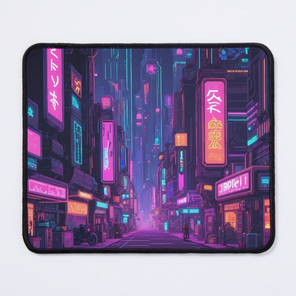 Item preview, Cyberpunk Pixel Art City Street designed and sold by papi1998.
