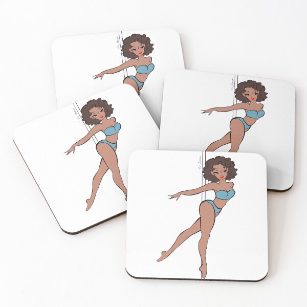 Aperçu de l'œuvre Danseuse sur poteau créée et vendue par SSillustrate.
