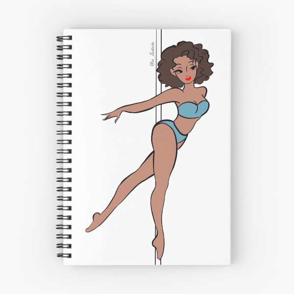 Aperçu de l'œuvre Danseuse sur poteau créée et vendue par SSillustrate.