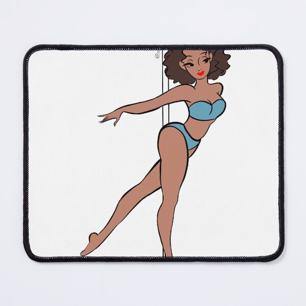 Aperçu de l'œuvre Danseuse sur poteau créée et vendue par SSillustrate.