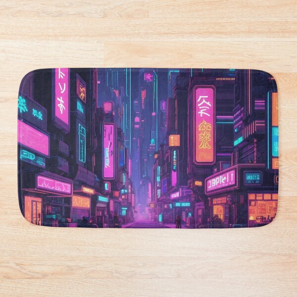 Item preview, Cyberpunk Pixel Art City Street designed and sold by papi1998.