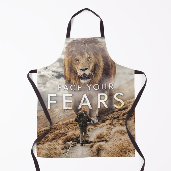 Item preview, Face Yoru Fears, Lion - Success Motivational designed and sold by chantastical.