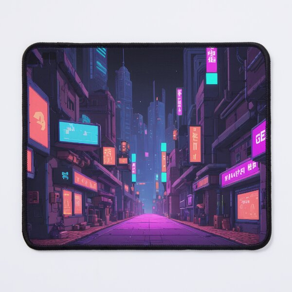 Item preview, Cyberpunk Pixel Art City Street designed and sold by papi1998.