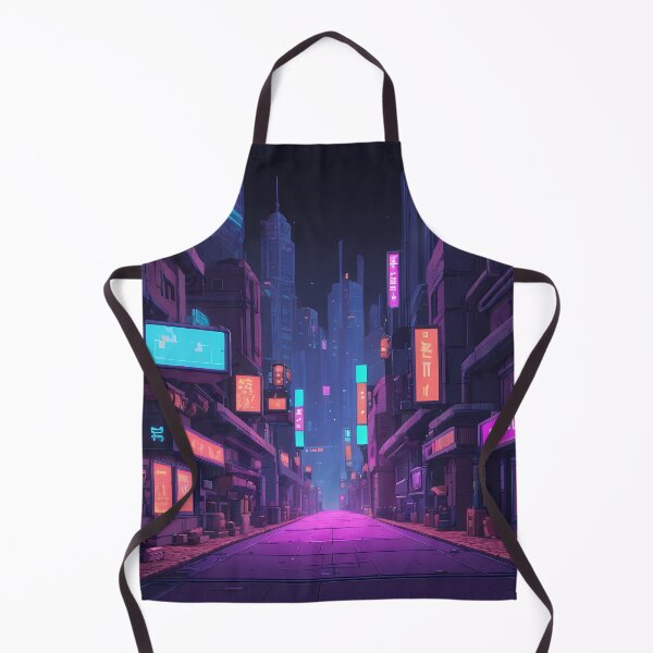 Item preview, Cyberpunk Pixel Art City Street designed and sold by papi1998.