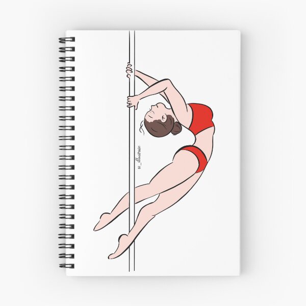 Aperçu de l'œuvre Danseuse sur poteau créée et vendue par SSillustrate.