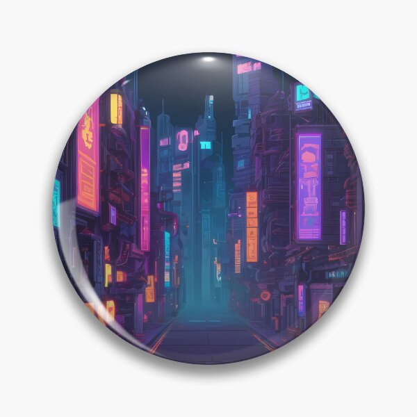 Item preview, Cyberpunk Pixel Art City Street designed and sold by papi1998.
