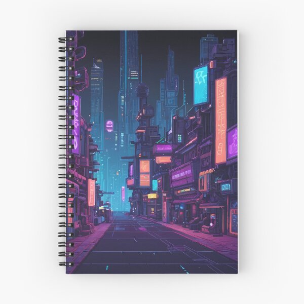 Item preview, Cyberpunk Pixel Art City Street designed and sold by papi1998.