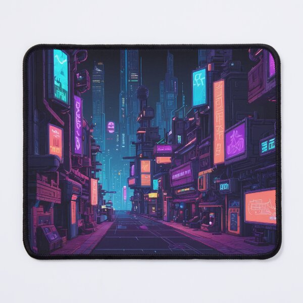 Item preview, Cyberpunk Pixel Art City Street designed and sold by papi1998.