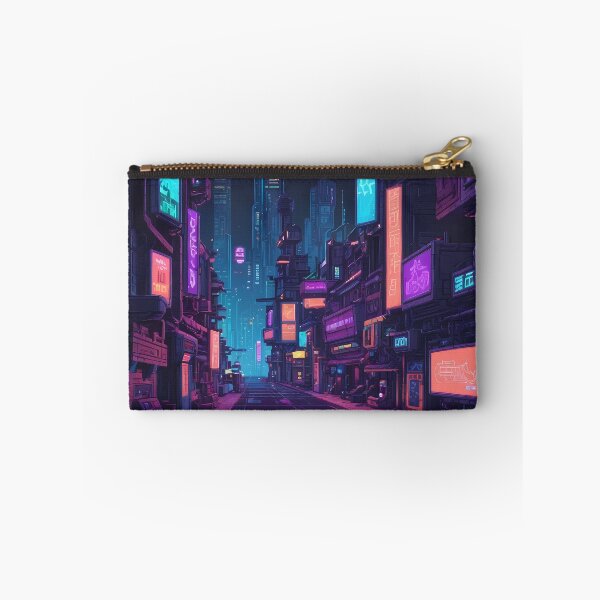 Item preview, Cyberpunk Pixel Art City Street designed and sold by papi1998.