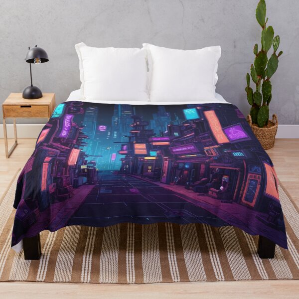 Item preview, Cyberpunk Pixel Art City Street designed and sold by papi1998.
