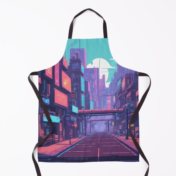 Item preview, Cyberpunk Pixel Art City Street designed and sold by papi1998.