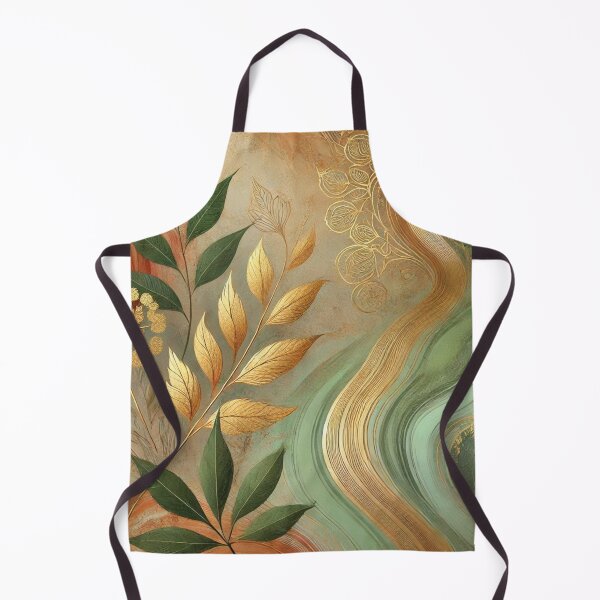 Item preview, Abstract Golden Leaf Artwork STYLE 6 designed and sold by Oonward2021.