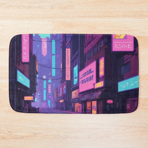 Item preview, Cyberpunk Pixel Art City Street designed and sold by papi1998.
