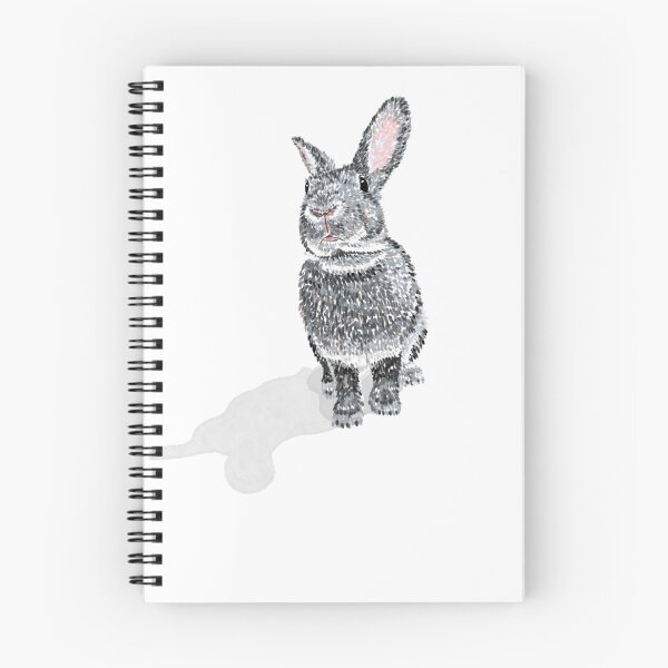 Item preview, Elegant Rex Rabbit Illustration designed and sold by TachiHanchi.