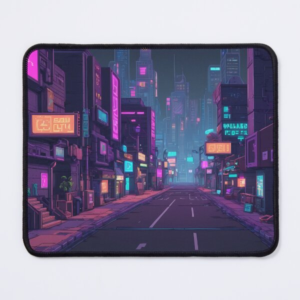 Item preview, Cyberpunk Pixel Art City Street designed and sold by papi1998.