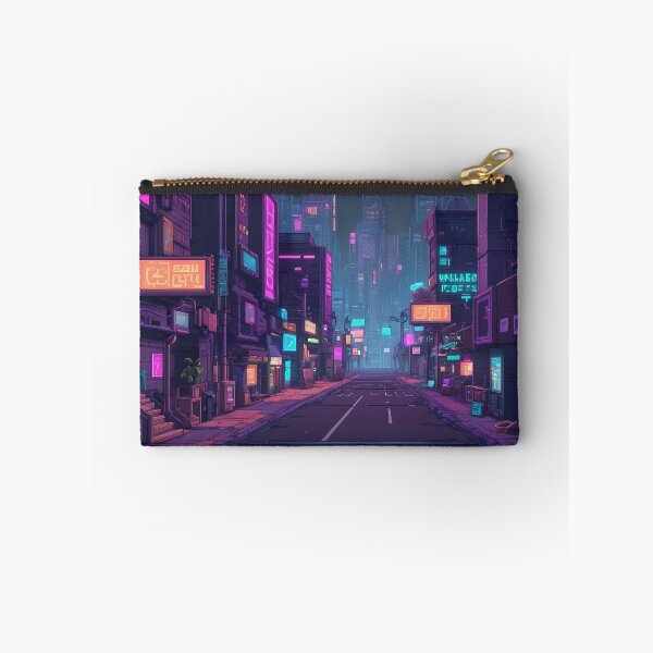 Item preview, Cyberpunk Pixel Art City Street designed and sold by papi1998.