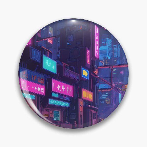 Item preview, Cyberpunk Pixel Art City Street designed and sold by papi1998.