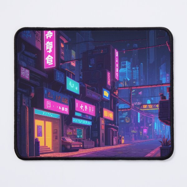 Item preview, Cyberpunk Pixel Art City Street designed and sold by papi1998.