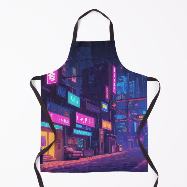Item preview, Cyberpunk Pixel Art City Street designed and sold by papi1998.