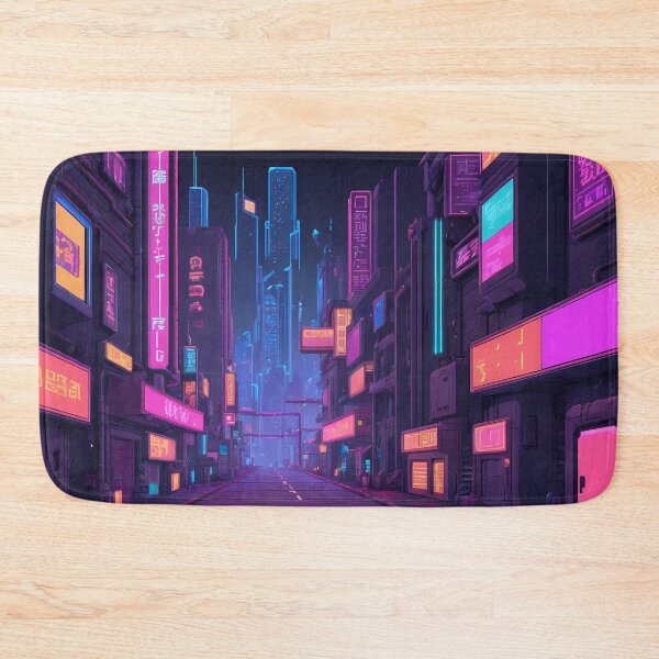 Item preview, Cyberpunk Pixel Art City Street designed and sold by papi1998.