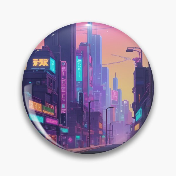 Item preview, Cyberpunk Pixel Art City Street designed and sold by papi1998.