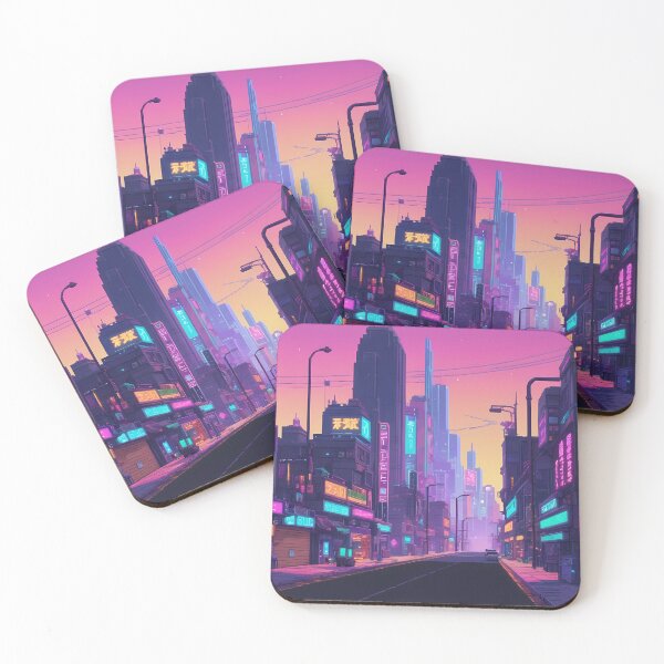 Item preview, Cyberpunk Pixel Art City Street designed and sold by papi1998.