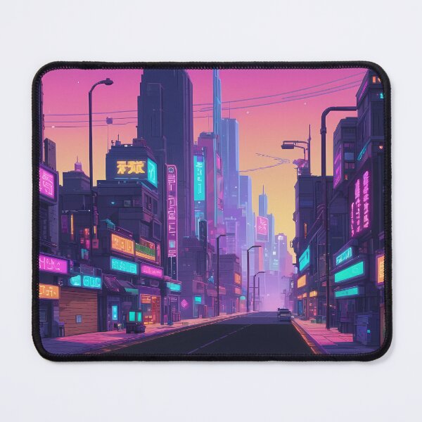 Item preview, Cyberpunk Pixel Art City Street designed and sold by papi1998.