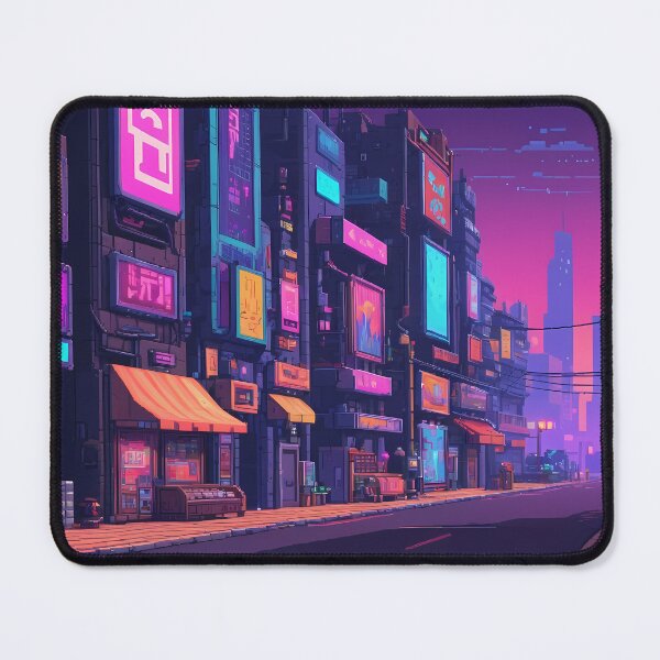 Item preview, Cyberpunk Pixel Art City Street designed and sold by papi1998.