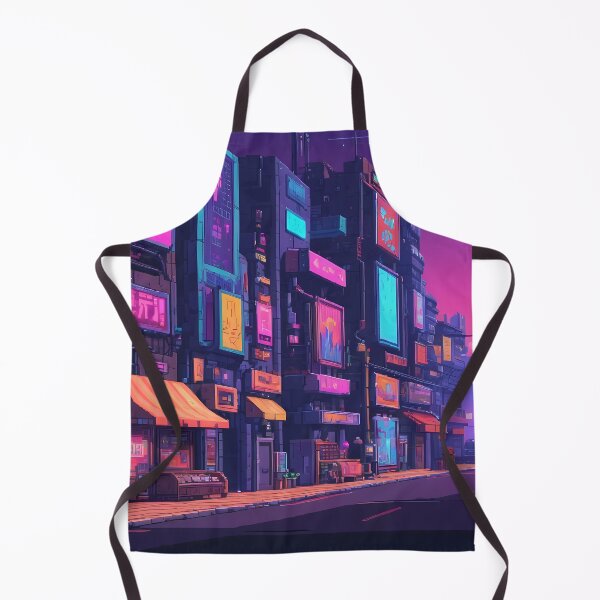Item preview, Cyberpunk Pixel Art City Street designed and sold by papi1998.