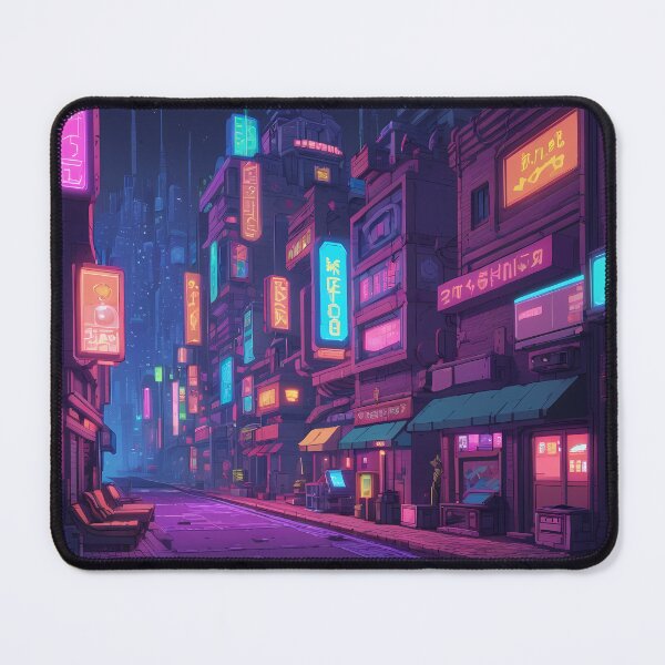 Item preview, Cyberpunk Pixel Art City Street designed and sold by papi1998.