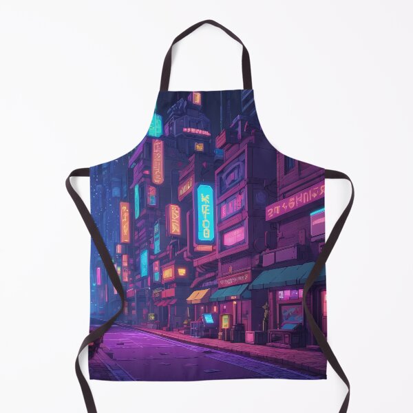 Item preview, Cyberpunk Pixel Art City Street designed and sold by papi1998.