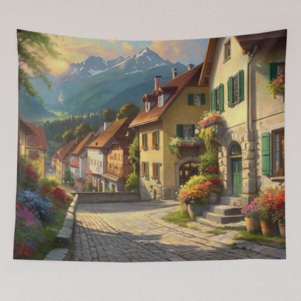 Item preview, Warm Summer Days on a Quiet Street designed and sold by BlareBlare.