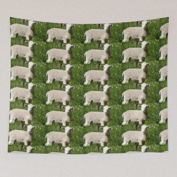 Item preview, A Lamb at Magpie Springs by Adelaide Artist Avril Thomas designed and sold by MagpieSprings.