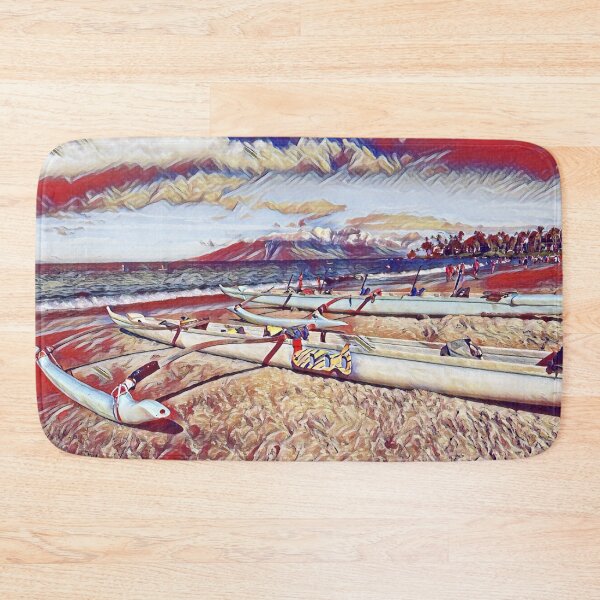 Item preview, Two Canoes Maui Wailea designed and sold by Scurvy Dawg Design.