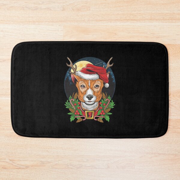 Item preview, Elk with Santa Hat designed and sold by Jackson-Will.