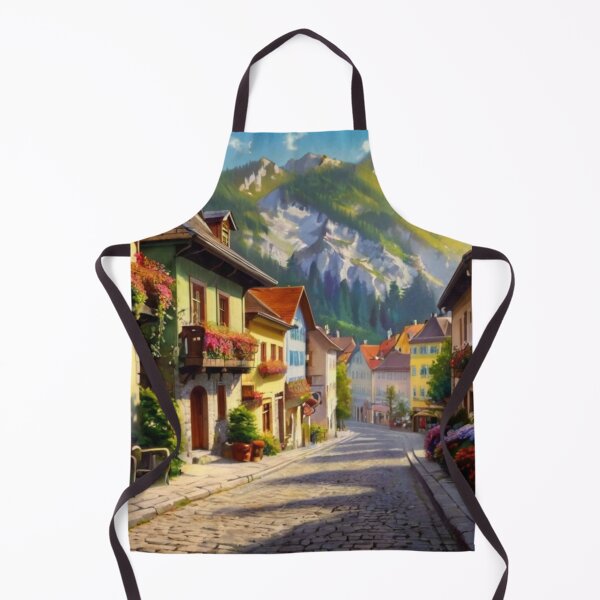 Item preview, Mountain View Street in the Summer Light designed and sold by BlareBlare.