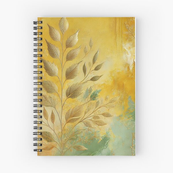 Item preview, Abstract Golden Leaf Artwork Style 9 designed and sold by Dream Bloom Gallery.