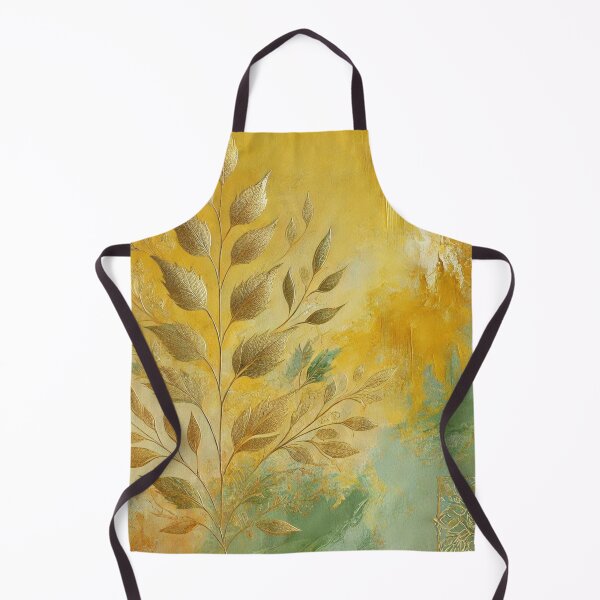 Item preview, Abstract Golden Leaf Artwork Style 9 designed and sold by Oonward2021.
