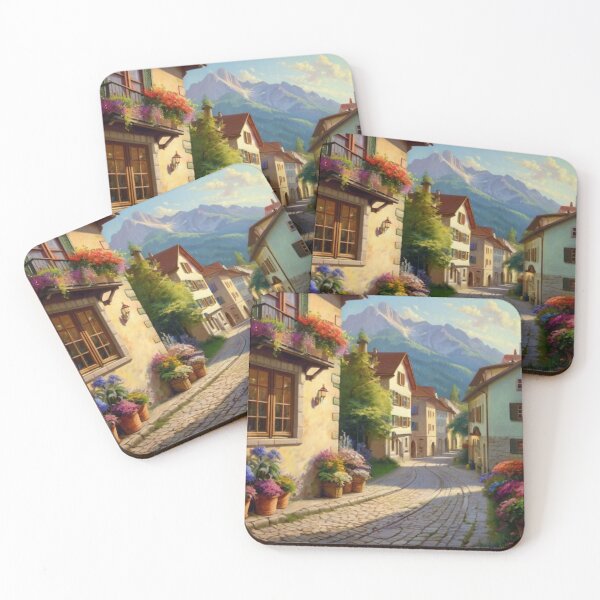Item preview, Vibrant Streets of a Summer Escape designed and sold by BlareBlare.