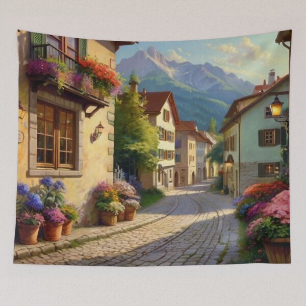 Item preview, Vibrant Streets of a Summer Escape designed and sold by BlareBlare.