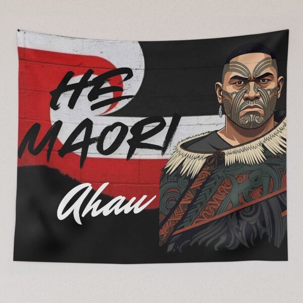 Item preview, He Māori Ahau - Proud Identity designed and sold by MiharoAiDesigns.