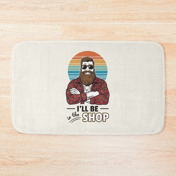 Item preview, I'll Be In The Shop Vintage Dad Quotes designed and sold by thecatcouch.