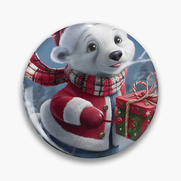 Item preview, Polar Bear With Gift designed and sold by laxmikantpendam.