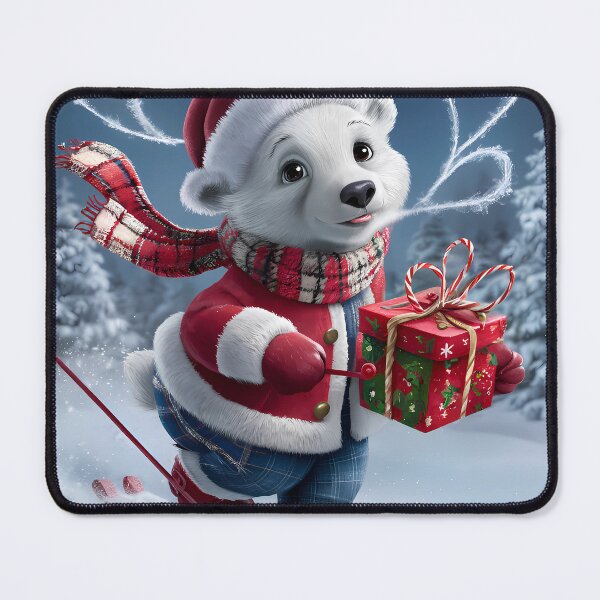 Item preview, Polar Bear With Gift designed and sold by laxmikantpendam.