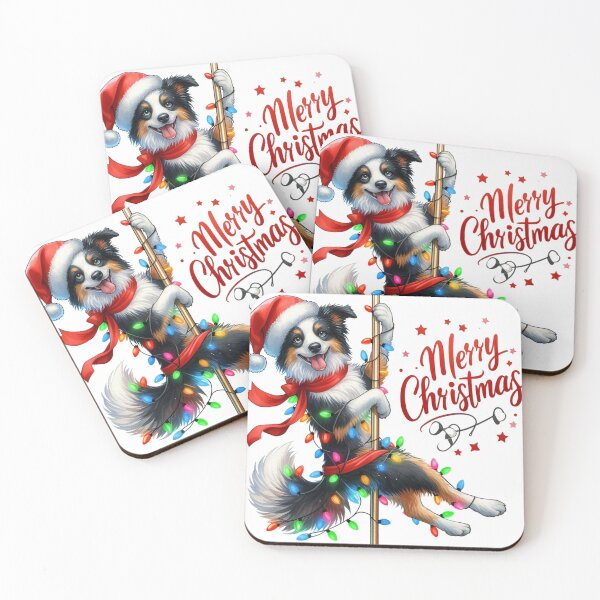 Item preview, Christmas Border Collie designed and sold by vectcd.