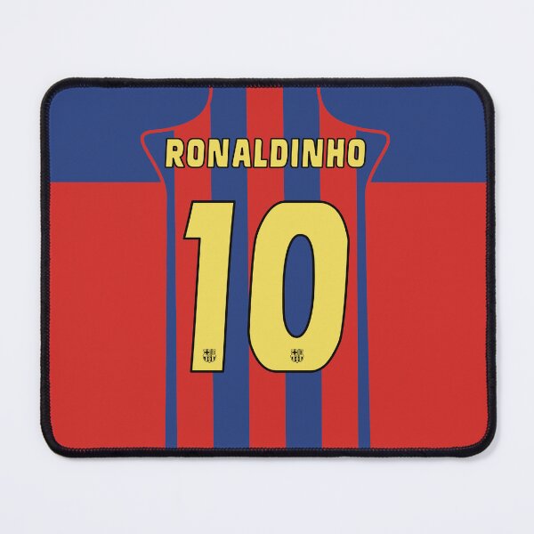 Item preview, Ronaldinho 10 Barcelona Vintage Shirt designed and sold by Hasan Can Guler.