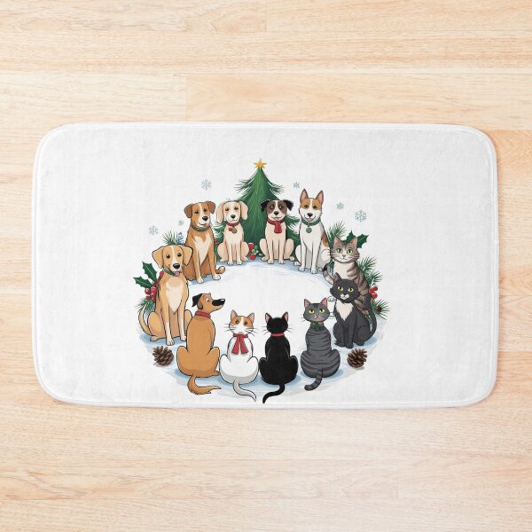 Item preview, I want a dog and cat for christmas finy cat funnt dog designed and sold by cats-dogs1.