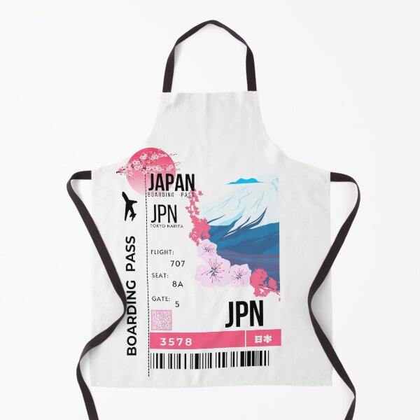 Item preview, Japanese Boarding Pass Sakura Stylized designed and sold by InkWhirl.